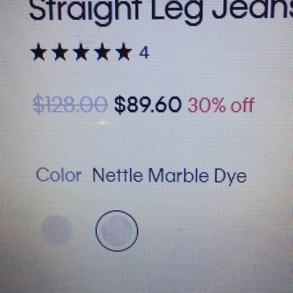 Gender inclusvCKjeans, 34s. 5pocket. Classic straightleg fit. Hi quality denim. - Picture 8 of 8